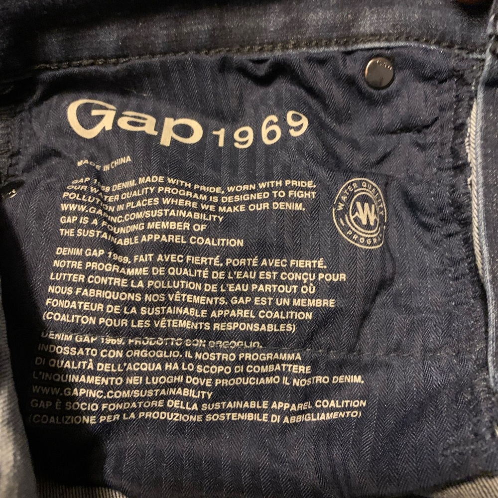 Gap 1969 Mid Rise True Skinny Jeans Size 28 - Picture 7 of 10